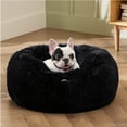 thumbnail image 4 of Cama para mascotas, relajante, para perros pequeños y medianos, lavable en forma de rosquilla, 4 of 6