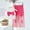 Hot Pink, variant on SGFCWSX Girls 2-Piece Outfit, Sleeveless Cropped Top and Ombre Distressed Jeans, Trendy Casual Daily Clothing Set for Kids Hot Pink Size 7-8 Years