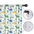 thumbnail image 4 of Blackout Kids Curtains,Light Toned Dinosaur with ROAR Pattern Childrens Insulated Curtains Set Of 2,Bedroom Essentials,Toddler Room Decor 42"x54", 4 of 5