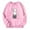 Pink, variant on Hiijoy Toddler Girls Sweatshirt Cute Cat Print Crewneck Casual Loose Kids Pullover Tops