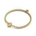 thumbnail image 2 of Isla | 18k Gold | Crystal Conch Shell Charm Bracelet, 2 of 5