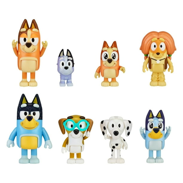 BLUEY 8 FIGURE MULTIPACK - WALMART EXCLUSIVE - Walmart.ca
