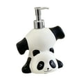 thumbnail image 4 of Dispensador de jabón de panda rellenable, accesorio para jabón de , contenedor de líquido de panda de resina con bomba de presión para cocina y, 4 of 8