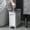 White, variant on Bxaolu 4.25 Gallon Slim Kitchen Step Trash Can, Plastic Wastebasket Trashcan with Lid for Home Office Bedroom - Yellow