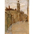 thumbnail image 2 of Frank Edwin Scott 14x18 Gold Ornate Wood Frame and Double Matted Museum Art Print Titled - Street in the Latin Quarter, 2 of 4