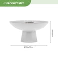 thumbnail image 2 of LEORX Flower Holder Vase Simple Artistic Design White 1 Set, 2 of 8