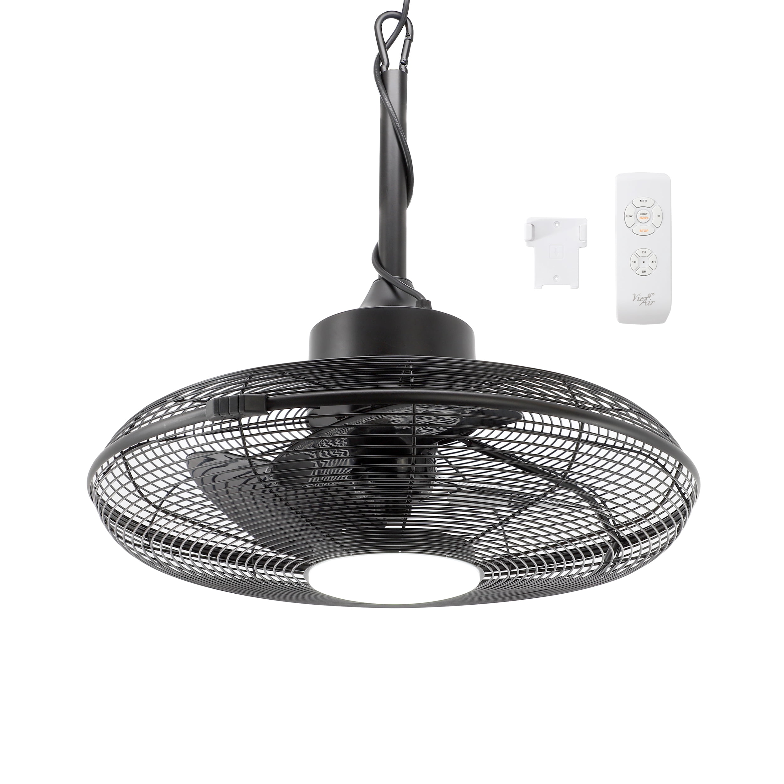 Vie Air 20 Inch 3 Speed Gazebo Outdoor Fan in Matte Black