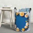 thumbnail image 6 of ZICANCN Laundry Basket Organizer, Flowers Roses Collapsible Hamper for Bathroom Bedroom Laundry Room, Small Size, 6 of 7
