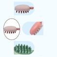 thumbnail image 3 of Cepillo de masaje para el cabello, cepillo para champú, cepillo de mano de dientes anchos con púas suaves de plástico Rosa claro, 3 of 9