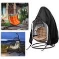 thumbnail image 4 of Columpio funda para silla colgante-con cremallera 115*190CM-negro Ormromra WMPH-1336, 4 of 8