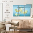 thumbnail image 5 of Elephant Stock Lemon Slices In Water Wall Art - Horizontal Multi Panel Canvas - Dining Room Wall Decor - Food And Drink Multi Panel - Blue And Yellow Decor - 57" x 36", 5 of 8