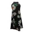 thumbnail image 4 of SMihono Robe d'Été pour Femmes Grande Taille Robe d'Été Sans Manches à Fleurs Décontractée à Bretelles Imprimé Mini Robe, 4 of 6