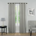 Eclipse nottingham thermal energy efficient grommet curtain panel