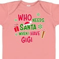 thumbnail image 4 of Inktastic Who Needs Santa when I Have Gigi Boys or Girls Baby Bodysuit, 4 of 5