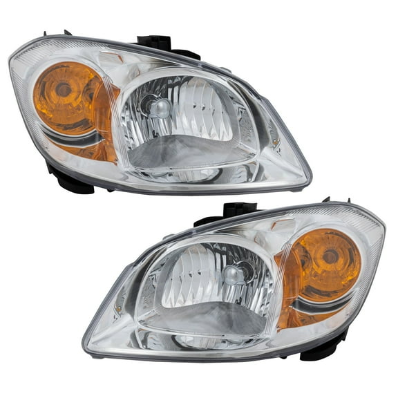Garage-Pro Driver and Passenger Side Headlight for Chevrolet Cobalt 2005-2010 Halogen With bulb(s) Sedan Replaces# 22740620-PFM 16532520 22740621-PFM 16532519