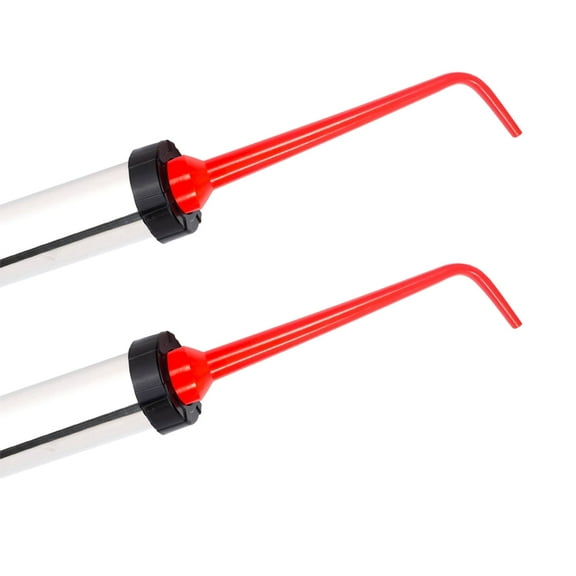 ANZHUO Caulking Nozzle for Sausage Caulk Guns, Curved Applicator, Replacement Tool, 2 Pack