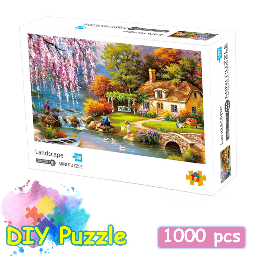 Toys Games 3d Puzzles Scenery Puzzle London Impression 1000 Pieces Jigsaw Puzzles Diy Educational Toys