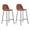 Tan, variant on Plata Import Effie 26" Faux Leather Counter Stools in Tan (Set of 2)