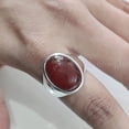 thumbnail image 3 of Red Onyx Mans Ring, Natural Red Onyx Gents Ring, December, Silver Jewelry, 925 Silver Ring, Birthday Gift, Heavy Mens Ring, Arabic Design, Ottoman Style Ring, Christmas, Turkey Mens Signet Ring, 3 of 5