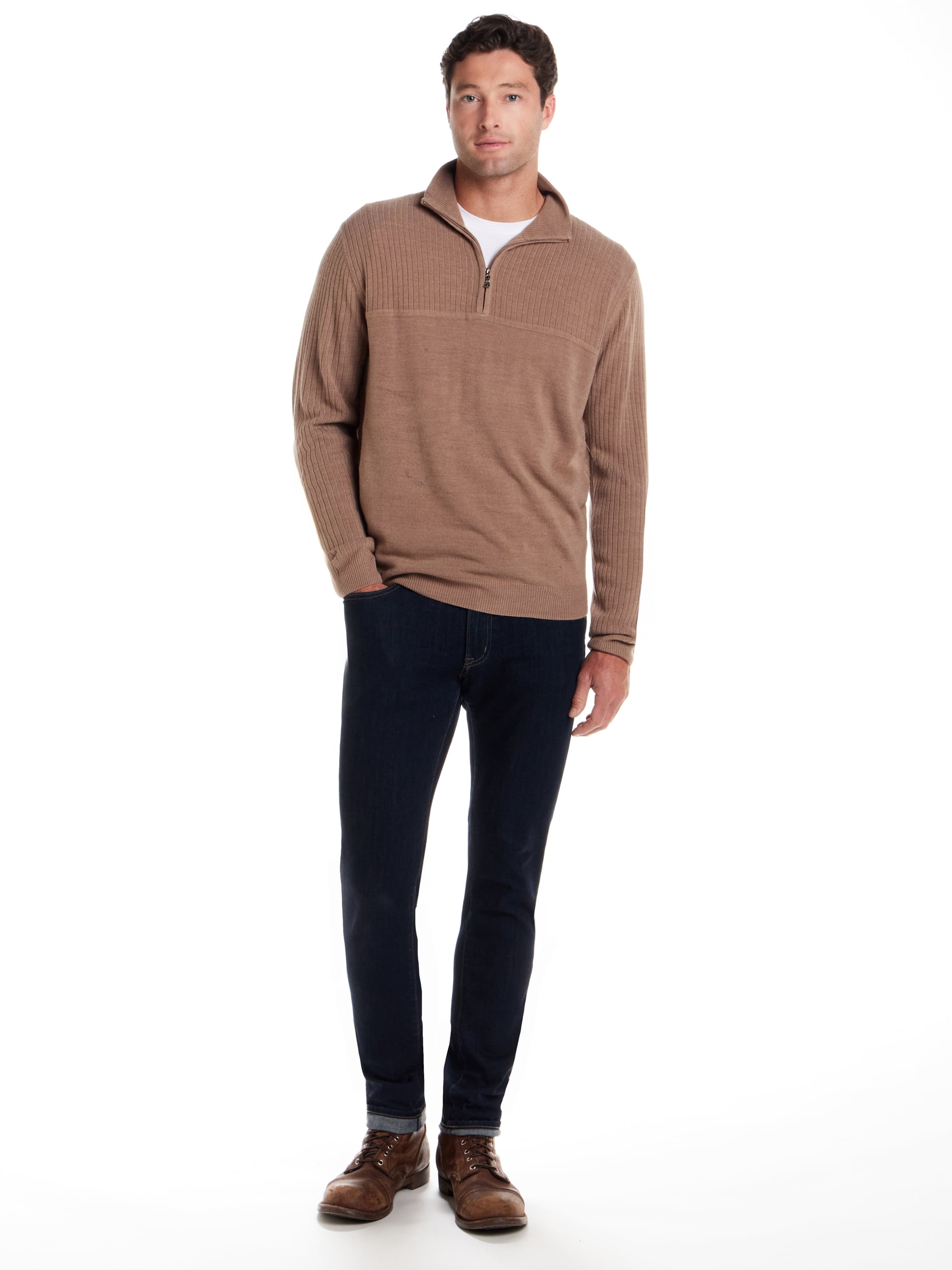Frontier Threads Men's Soft Touch 1/4 Zip Sweater