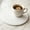 White, variant on Dual Sided Round Silicone Trivet Mat, Non Slip Heat Resistant Table Coaster Pot Holder for Kitchen Dining