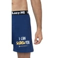 thumbnail image 3 of Lazy-Me Mens Funny Novelty Boxer Shorts, Black, I Can Drill You, I Can Drill, Size: L, Lazy Me, 3 of 4