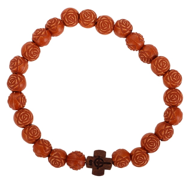 Pulsera de cuentas portátil, pulsera de cuentas cruzadas, adorno elegante, cadena de muñeca cruzada, decoración, pulsera de rosario decorativa, pulsera de cuentas de oración, decoración
