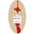 thumbnail image 2 of LLC Ceramic Feng Shui Lucky Cat Hanging Ornament for Wealth and Fortune, 2 of 4