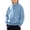 Blue, variant on akafmk Boys Mockneck Sweatshirts Long Sleeve Pullover Sweatshirt Button Stand Collar Ribbed Cuffs Casual Tops Kids Fall Winter Clothes, Size 13-14 Years