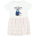 thumbnail image 3 of Inktastic Happy Birthday, Grandpa Cute Penguins Girls Toddler Dress, 3 of 5