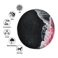 thumbnail image 4 of Susaid Pink White Ocean Waves Print Tire Covers,Waterproof Anti-UV Snow Sun Rain Tire Covers for RV,Truck, SUV, Trailer, Camper-16 inch, 4 of 6