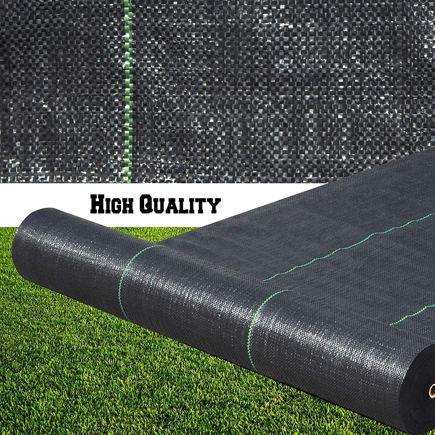 Heavy Duty Weed Barrier Landscape Fabric for Outdoor Gardens, Non Woven Weed Blockr Fabric - Garden Landscaping Fabric Roll - Weed Control Fabric in Rolls