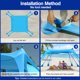 thumbnail image 5 of Carpa de playa Rhino Valley Sun Shelter UPF50+ con sacos de arena, 5 of 8
