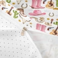 thumbnail image 4 of jejeloiu Rustic Bull Skull Queen Duvet Cover Set Kids,Western Cowgirls Boots Bohemian Exotic Style Bedding For Girls,Reversible,3 Pieces(No Comforter), 4 of 6