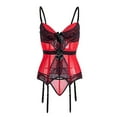 thumbnail image 3 of Haut Gainant Corset Bustier à Armatures à Lacets pour Femme, 3 of 7