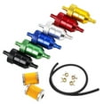 thumbnail image 6 of 8mm Motorbike CNC Aluminum Filter Element Reusabl Cleanable Fuel Filter Oil Line, 6 of 6