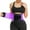 Purple, variant on Waist Trainer for Women Waist Cincher Trimmer Toning Belt Weight Loss Back Support Tummy Control Yoga Shaper Workout,Pink L