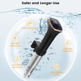thumbnail image 3 of BLITZHOME WIFI Sous Vide Cooker Pro,IPX7 1100W Precision Sous Vide Machine,Ultra-quiet Fast-Heating Immersion Circulator Temperature,Digital Display,W/ APP Recipe, 3 of 8