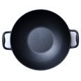 thumbnail image 3 of Keleday Wok De Hierro Fundido De 14 Pulgadas Con Tapa Woks Y Sartenes Para Saltear Pre-Sazonados Antiadherentes Con 2 Asas Wok De Hierro Fundido Hecho A Mano Chino Sin Recubrimiento Adecuado Para Toda, 3 of 5