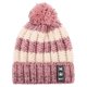 thumbnail image 1 of Gorro de punto de invierno para mujer, gorro cálido con forro polar a la moda, gorro de lana para ciclismo a prueba de frío para invierno para mujer, 1 of 4