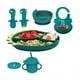 thumbnail image 1 of Juego De Antideslizante Platos De Silicona Para Bebes 8pcs, 1 of 5