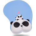 thumbnail image 1 of Reposamuñecas de gel Rist con almohadilla para ratón y diseño de panda, 1 of 5