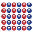 thumbnail image 1 of RENACLIPY 30Pcs Sliding Shuffleboard Pucks Assorted Color Tabletop Game Replacement Parts, 1 of 8
