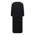 thumbnail image 6 of Boy Thobe Long Sleeve Black Thobe Ramadan Outfit 5-6 Years Clothes for Boys, 6 of 8