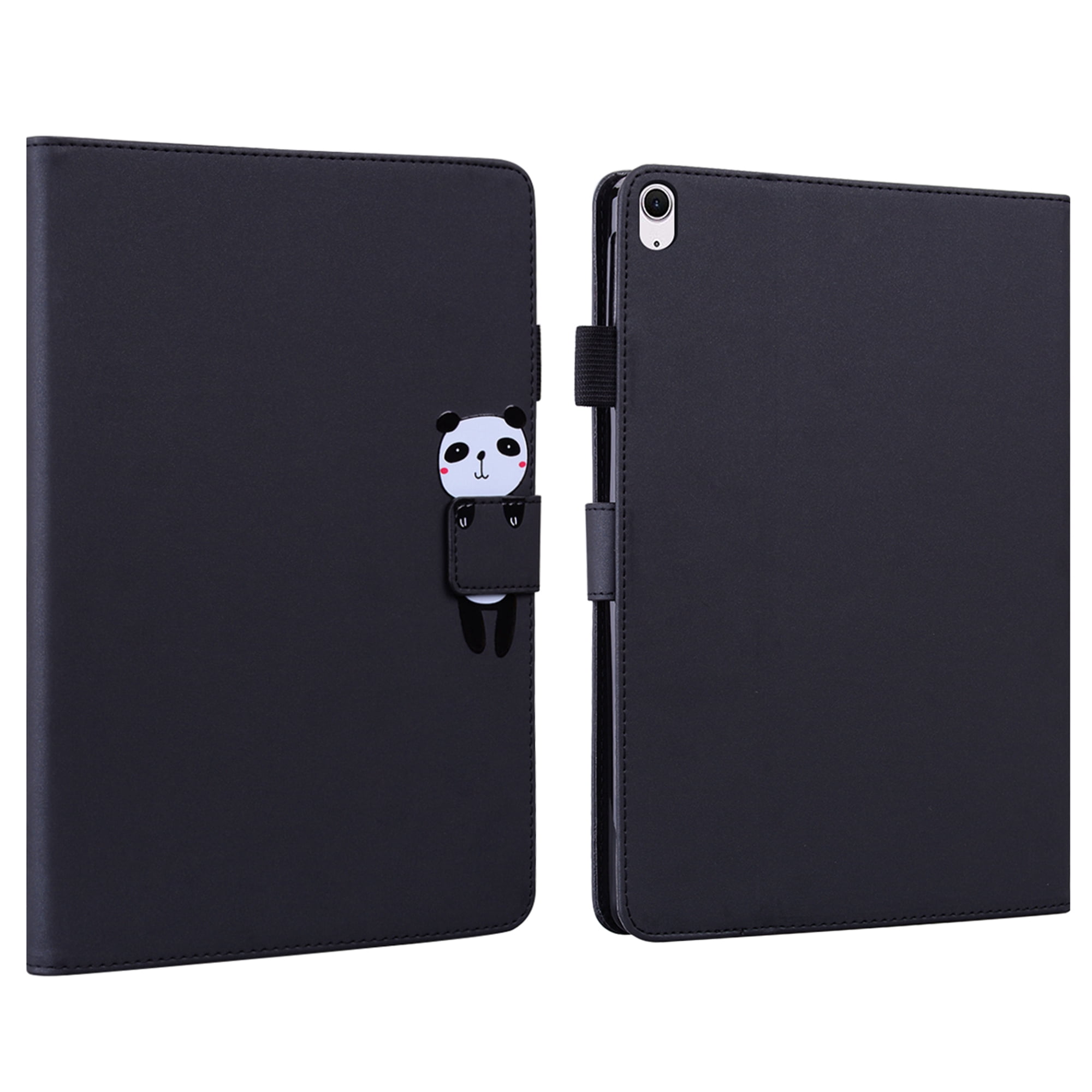 Dteck Folio Case for iPad Air 13-inch (M3/M2) 2025/2024, Multi-Angle Viewing Protective Stand Cover with Pencil Holder & Card Holder,Black