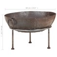 thumbnail image 3 of vidaXL Rustic Fire Pit Ø 60 cm Iron, 3 of 4