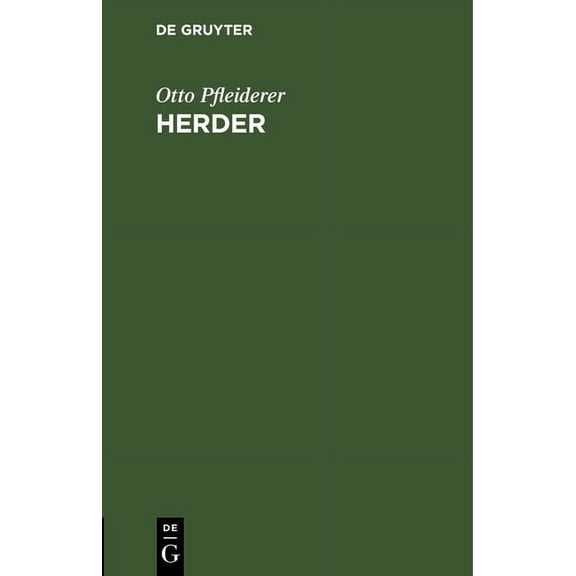 Herder, (Hardcover)