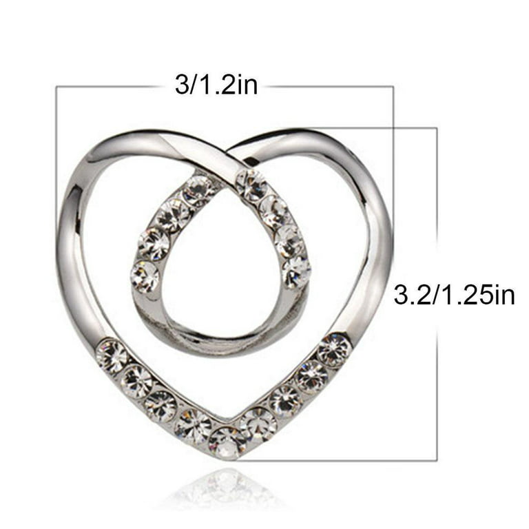 3 Pack Metal Tshirt Clips and Rings 1.9 Inch Large T-shirt Clip Scarf Ring  for Girl Women