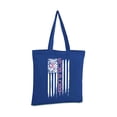 thumbnail image 2 of Awkward Styles Cancer Support Flag Tote Bag Breast Cancer Awareness Canvas Bag Pink Ribbon Shopper Gifts for Cancer Survivor Support Ribbon USA Flag Reusable Cloth Bag Cancer Awareness Gifts, 2 of 5