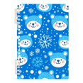 thumbnail image 7 of FORMRS 1-Subject Spiral Notebook 8" x 5" College Ruled 60 Refillable Sheet A5 Hard Cover, 2 Pack, Blue Bears, 7 of 7